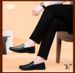 Embossed Snake Scale Pattern Beanie Shoes Men's Lazy Feet Men's Shallow Mouth Casual Men's Shoes Single Shoes_vogvips.com