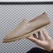 Genuine Leathe Mens Loafes Handmade Casual Comfotable Slip-On Flats Anti-Slip Diving Shoes Male Leisue Walk_vogvips.com