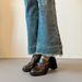 High-heeled Loafers, One-pedal Commuting Thick-heeled Single Shoes, Small Leather Shoes For Women_vogvips.com