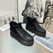 Furry Winter Thick Sole Outdoor New Style Fleece Lined Height Increasing Cotton Platform Genuine Leather Snow Boots_vogvips.com