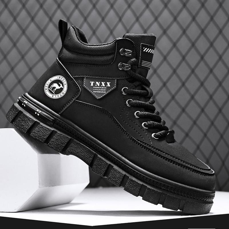 Martin Boots Men's Casual Shoes Trendy Shoes Outdoor Men's Shoes High Top Boots_vogvips.com