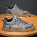 Canvas Versatile In Spring, Corduroy Casual Board One Foot Pedal Soft Soled Sports Shoes, Trendy Men's Shoes_vogvips.com
