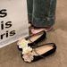 French Mary Jane Shoes Single Shoes Women's Spring High-end Flat Shoes Temperament Evening Shoes Commuter Casual Shoes_vogvips.com