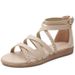 New Bohemian Women, Plus Size Women's Shoes 41-43, Summer Woven Roman Sandals For Women 1477-7_vogvips.com