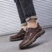 European Warm Series 2021 Autumn Winter New British Business Style Soft Leather Hiking Low-top Casual Height-increasing Men's Shoes_vogvips.com