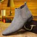 Cross-border Large Size 47-48 Men's Casual Leather Shoes, High-top, High-end Pointed Toe Shoes For Outdoor Wear_vogvips.com
