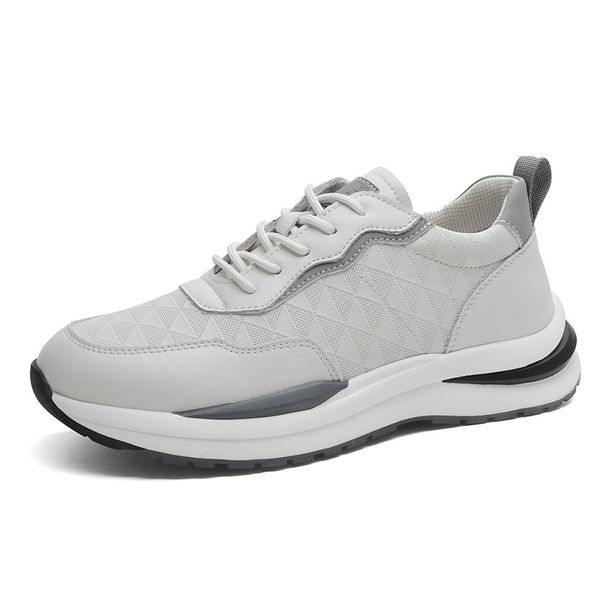 Men's Shoes Leather Cowhide White Shoes Men's Sports Shoes Board Shoes Men's Breathable Casual Sports Shoes_vogvips.com