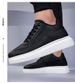 Invisible Inner Heightening Men's Shoes Thick-soled Heightening Shoes Men's Casual Little White Shoes Sports Shoes Board Shoes Round Head_vogvips.com