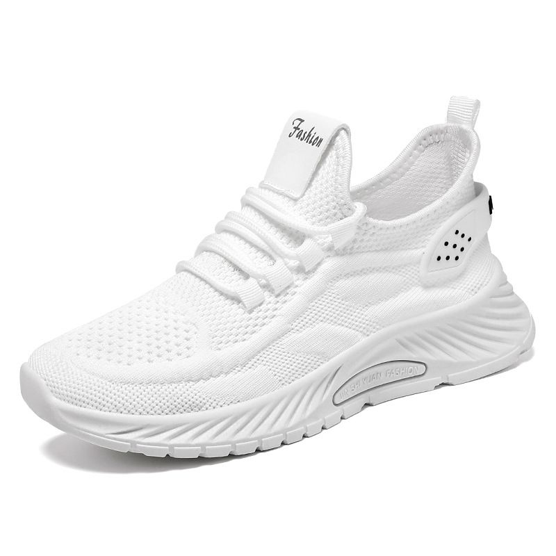Women's Shoes Casual Shoes Sports Shoes Flying Woven Single Shoes Breathable Running Shoes Mesh Shoes_vogvips.com
