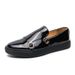 Spring Glossy Slip-On Leather British Style Large Size Formal Casual Fashion Office Men's Shoes_vogvips.com
