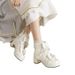 2025 Autumn Winter New Zipper Sweet Martin Women Short Lolita Boots Thick Mid Heel Shoes_vogvips.com