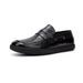 2024 Bauhinia Pattern Top Layer Cowhide New Fashion Casual Versatile Leather Business Formal Slip-On Men's Shoes_vogvips.com