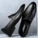 Casual Shoes 2024 Black Genuine Leather Gentleman Fashion Dress Men Business Loafers Men's Slip On Big Size 49_vogvips.com