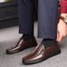 Leather Shoes Men, Genuine Leather For Business, Summer Leisure, Middle-aged And Elderly People, Soles, Soft Leather,_vogvips.com