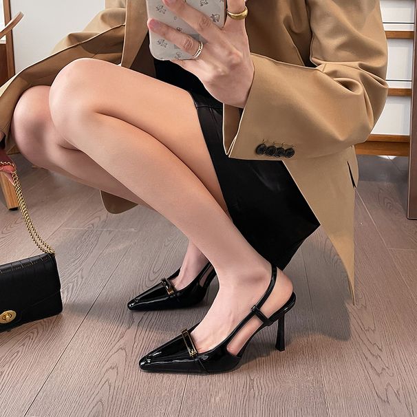 French High Heels Fairy Style Fashion Versatile Not Tired Foot Sandals_vogvips.com