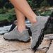 Hiking Shoes Women Shock-absorbing Lace-up Outdoor Low-top Men Shoes Comfortable Flat Breathable Casual Sneakers Men_vogvips.com