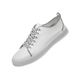 Men's Shoes Silver-white Reflective Strip Shoes Board Shoes Leather Shoes Men's Casual Shoes_vogvips.com