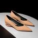 Fashion Simple Pointed Toe Shallow Mouth Patent Leather Glossy Low Single For Women OL Elegant Irregular Heel_vogvips.com