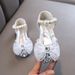 New Bow Girl Princess Girl Baby Princess Sandals Single Shoe Leather Dance Show Shoes_vogvips.com