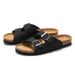 Ruizu 2025 New Spring/Summer Men's Cork Slippers Women's Sandals Student Beach Trendy Loose Shoes_vogvips.com