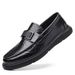 ct Suitable For All Seasons 2024 Autumn New Trendy Summer Loafers Genuine Leather British Style Soft Sole Versatile Men's Shoes_vogvips.com