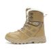 High-top Cold-proof Velvet Thickened Large-size Outdoor Boots Combat Boots Men's Shoes Hiking Shoes Snow Boots_vogvips.com