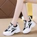 Foreign Trade Cross-Border Dad For Women, Ins Trendy Shoes, Thick-Soled Versatile Autumn Indoor Height-Increasing Casual_vogvips.com