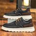Summer Washed Casual Canvas Shoes, 2026 New Men’s Shoes With Soft Soles—comfortable, Non-slip Dad Shoes, Slip-on Loafers._vogvips.com