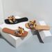Slides Cross Border New Candy Colored Rhinestone Flat Women S Sandals Fashion Metal Buckle Transparent Slippers Female_vogvips.com
