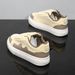 Women's Lightweight Soft Soled Sports Shoes White Retro Casual Sneakers Odor Resistant German Training New Style Spring 6102_vogvips.com