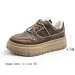 AIYUQI Women's Thick Sole Fashion Retro Female Sneakers Flat Bottom Casual Shoes Women_vogvips.com