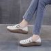 Hollow Single Shoes Women's Comfortable Two Wear Muffin Thick-soled Hole Shoes Soft Leather Bag Head Sandals_vogvips.com