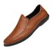 Large Size Three-dimensional Bark Pattern First Layer Doudou Men's Shoes Casual Driving Walking Men's Shoes_vogvips.com