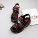 Sandals Women, Beach Shoes, Sloping Minimalist Velcro High Heels, And Roman Casual Shoes For Women_vogvips.com