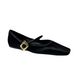 Women's 2026 Autumn New Black Leopard Print Square-Toed Flat European Style Shallow Mouth Single Shoes For Women_vogvips.com