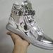 European-style Men's Shoes, Patent Leather High-top, Ankle-exposed, Trendy Height-increasing Sneakers_vogvips.com