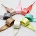 Shoe Accessories silk shoelaces 2cm lace satin ribbon black and white color candy color flat ribbon shoelace rope a pair_vogvips.com