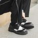 Euro Step Large Spring Autumn Casual Business Leather Thick Sole Trendy Brogue Carved Men's Height Increasing Shoes_vogvips.com
