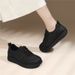 Women's Lightweight Breathable Spring Travel Shoes, Mom Shoes, British Style Soft-soled 2026 New Sports Casual Sneakers_vogvips.com