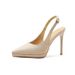 Qianluhui Suede Platform High Heels Petite Women, Height-Increasing Shoes With Thin Heel And Pointed Toe For_vogvips.com