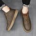 European Warm Series 2025 New Derby Spring Low-top Martin Boots Men's Yellow Work Shoes Thick Sole_vogvips.com