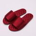 New Summer Silk Wedding Couple Pair Of Soft Sole Indoor Home TPR Breathable Cool Slippers, Men's Large_vogvips.com