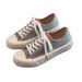 Spring/Summer New Canvas Female Student Fashion Board Biscuit Breathable Internet Red Cloth Shoes_vogvips.com