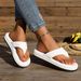 Women's Casual Slip-On Sandals Non-Slip Soft Sole Comfortable Flat Slide Shoes For Summer Outfits Perfect Non Slip Soft Sole._vogvips.com