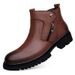 European Warm Series Large Size 47 Autumn Winter New Men's Martin High Top Business British Style Zipper Slip-On Leather Boots_vogvips.com