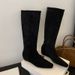 2025 British Style Pointed Pleated Martin For Women 2025 Autumn Winter New Fashion Versatile Niche Casual Slouch Boots_vogvips.com