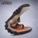 Cow Lathr Outdoor Slipprs Non-slip War-rsistant Mn's Flip Flops Summr Casual Shos For Mn Bach Sandals Plus_vogvips.com