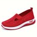 Spring Cross-Border Large Size Women's Middle-Aged And Elderly Mom Breathable Casual Single Old Beijing Cloth_vogvips.com