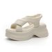 Thick-soled Small Women's Sandals Wear Versatile Muffins To Increase The Height Of Casual Sports Women's Sandals_vogvips.com