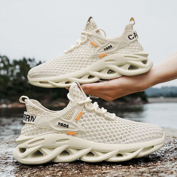Men's Breathable Mesh Casual Sneakers - Lightweight Comfortable Walking Shoes For Running, Gym & Daily Wear (Sizes 39-44, Colors Available)_vogvips.com